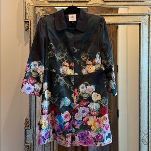 CAbi Multicolor Floral Coat